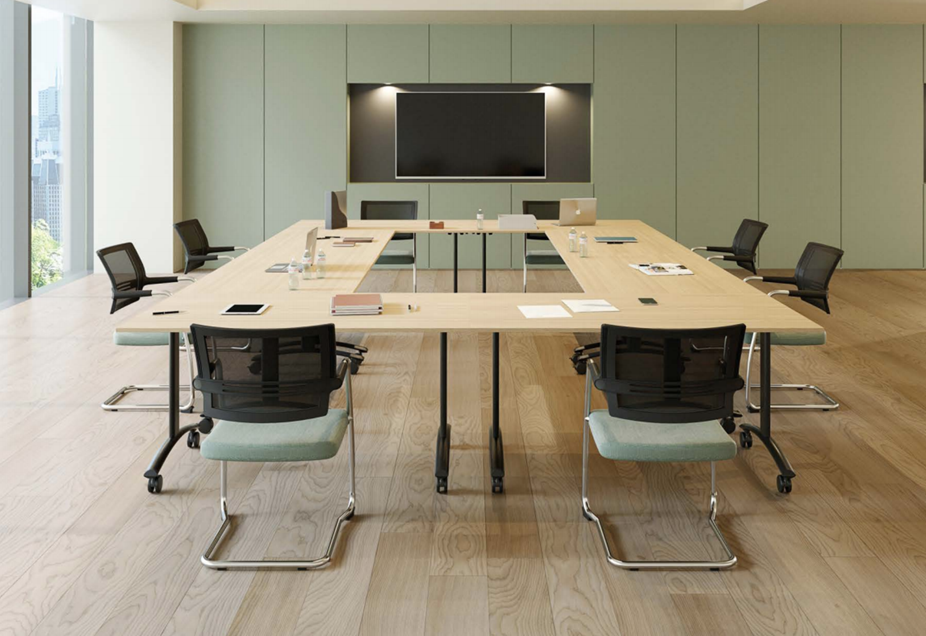 sklopivi konferencijski stolovi na kotače